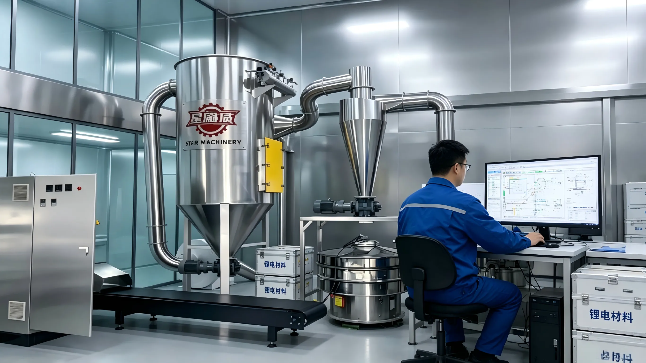 Le broyeur ultrafin antidéflagrant à basse température de nouvelle génération de Xingshengwei a été mis en production de masse, adapté au traitement fin des batteries au lithium et des produits pharmaceutiques